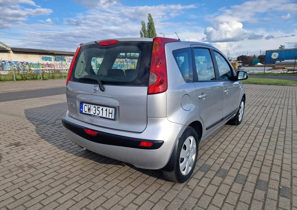 Nissan Note cena 12900 przebieg: 178000, rok produkcji 2006 z Myszków małe 154